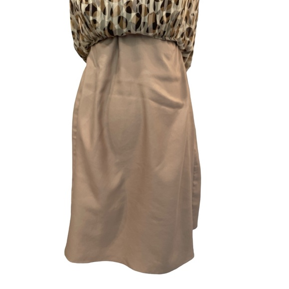 BCBG MAXAZRIA SILK COCKTAIL DRESS.EMPIRE WAIST.ABSTRACT ANIMAL PRINT.SIZE 4 - Picture 7 of 16